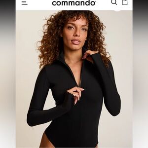 Commando Sleek Black Long Sleeve Bodysuit NWT (currently selling for $208)